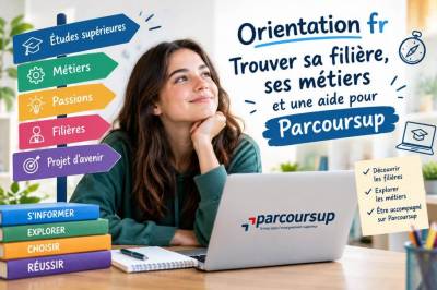 Orientation fr : trouver sa filière, métiers et aide pour Parcoursup