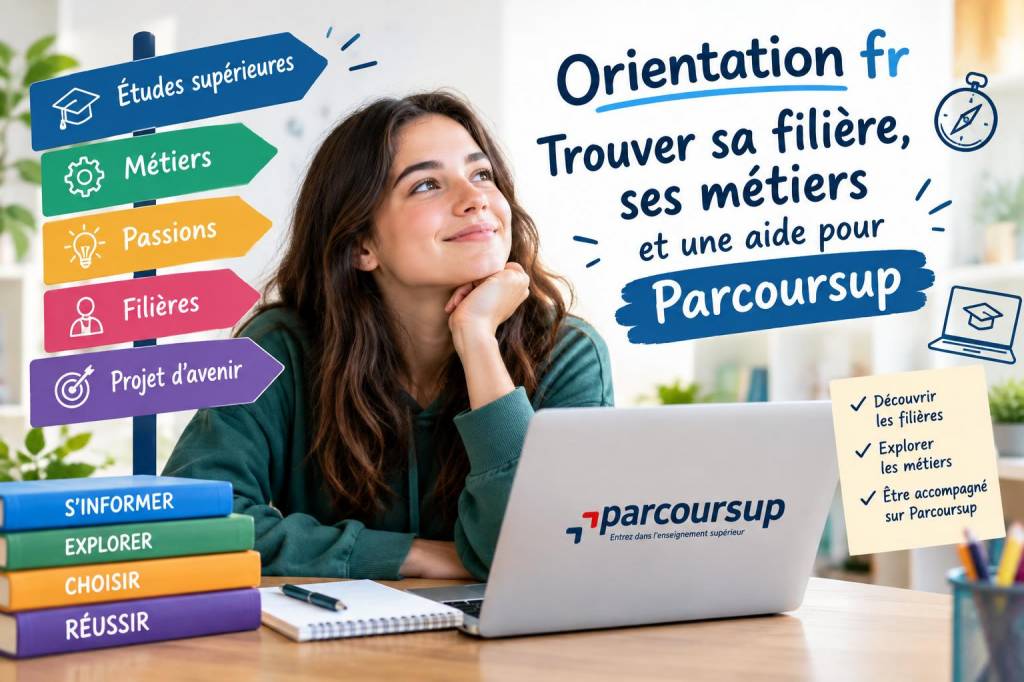 Orientation fr : trouver sa filière, métiers et aide pour Parcoursup