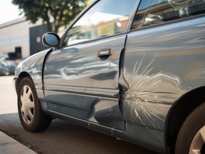 Peinture rayée après un accrochage léger: réparer soi‑même ou passer par un carrossier tarif moyen